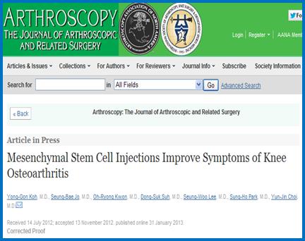 Mesenchymal stem cell injections improve symptoms of knee osteoarthritis 게시글의 1번째 첨부파일입니다.